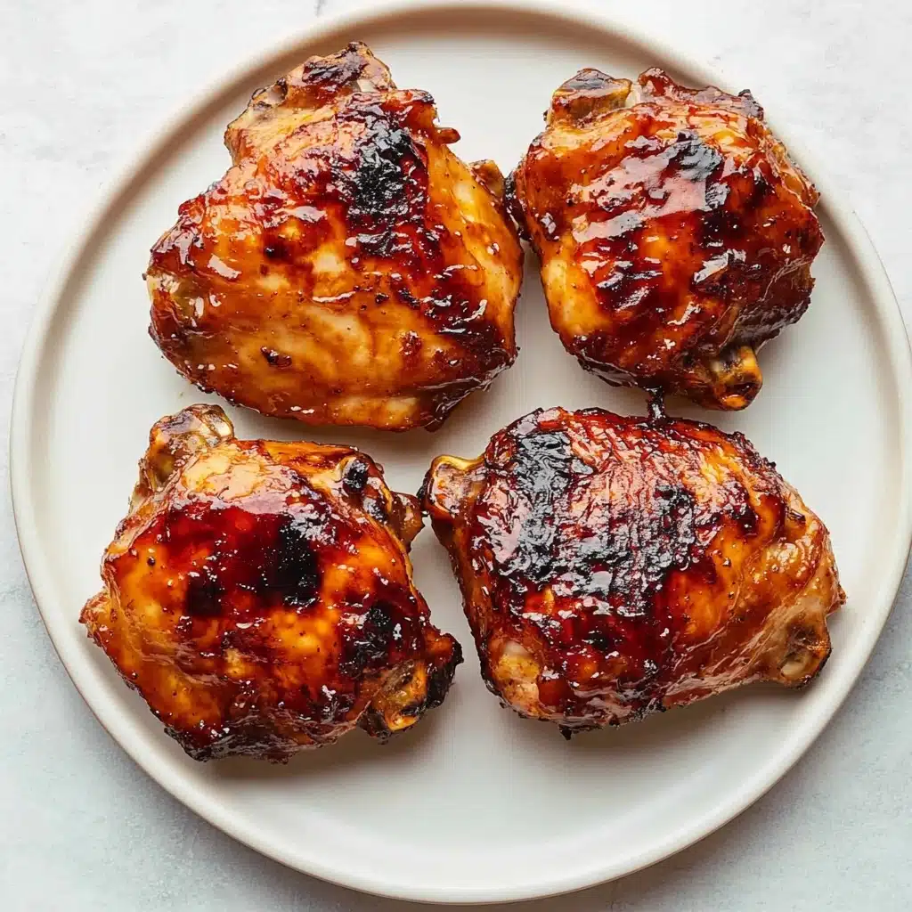 BBQ Grilled Chicken Thighs Recipe - Recipe Image