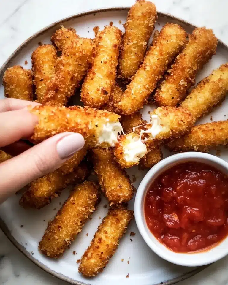 Homemade Mozzarella Sticks Recipe