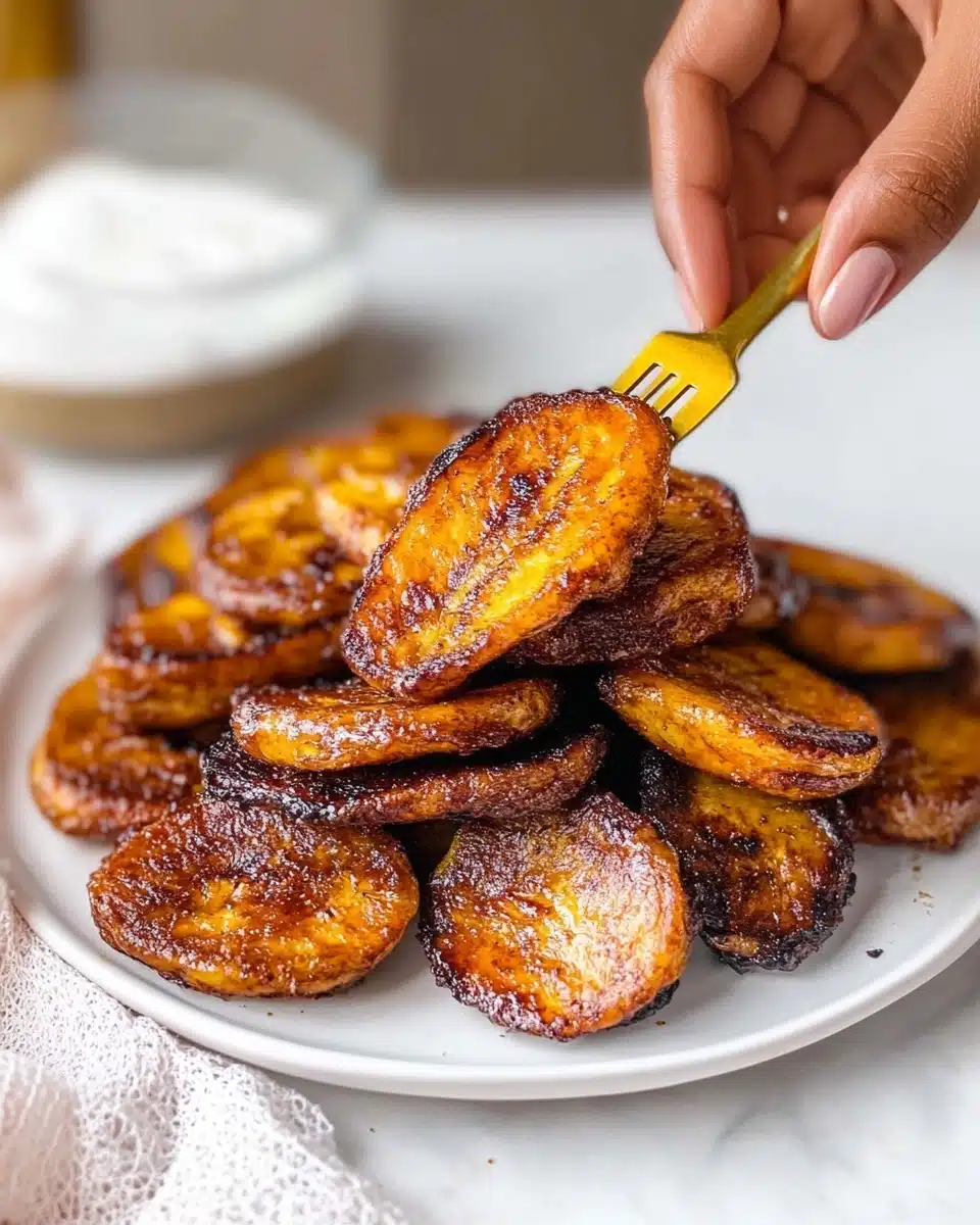 Caramelized Cinnamon Plantain Recipe