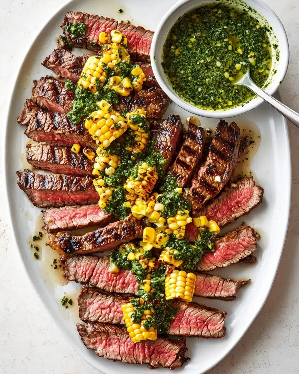 Grilled Ribeye with Chimichurri Sauce Recipe