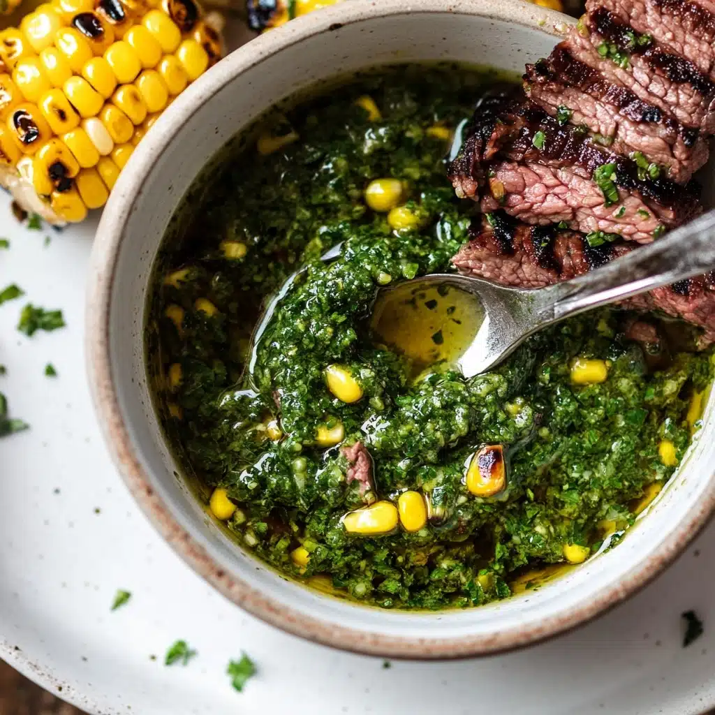 Grilled Ribeye with Chimichurri Sauce Recipe - Recipe Image