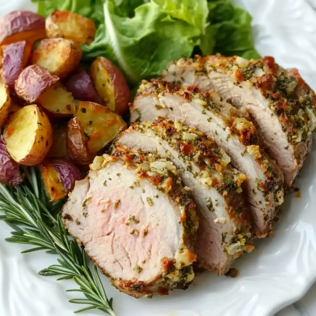 Garlic-Rosemary Pork Tenderloin Recipe - Recipe Image