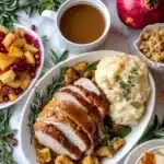 Butter and Herb Turkey Breast Roast with Easy Pan Gravy Recipe