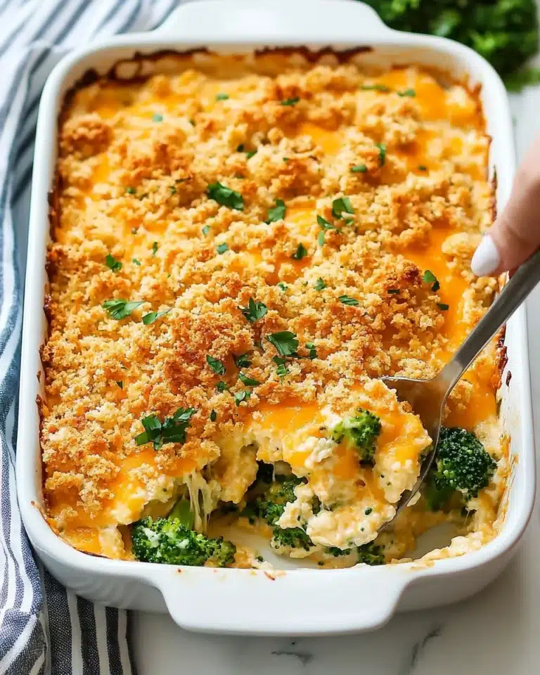 Cheesy Chicken and Broccoli Casserole Recipe