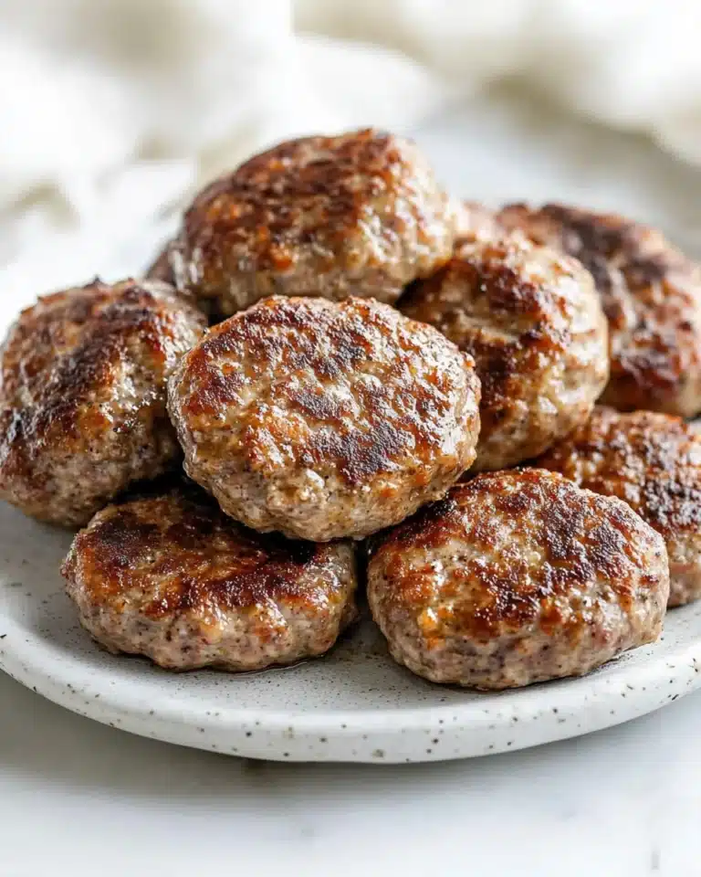 Homemade Breakfast Sausage Recipe