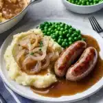 Sausage and Mash with Onion Gravy Recipe