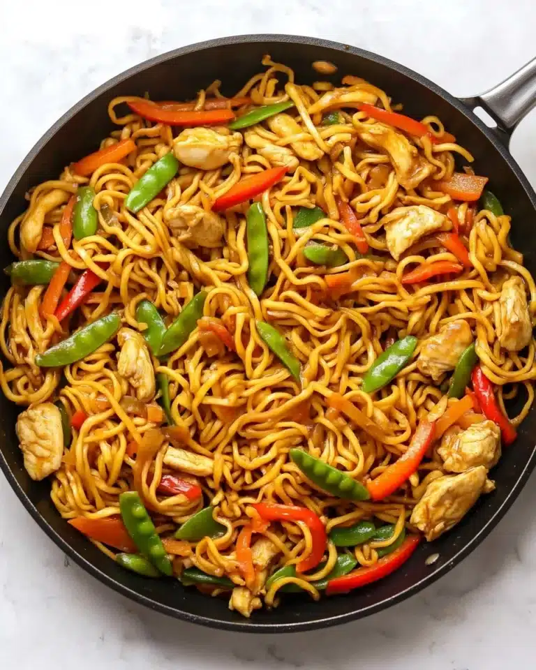 One Pot Chicken Chow Mein Recipe