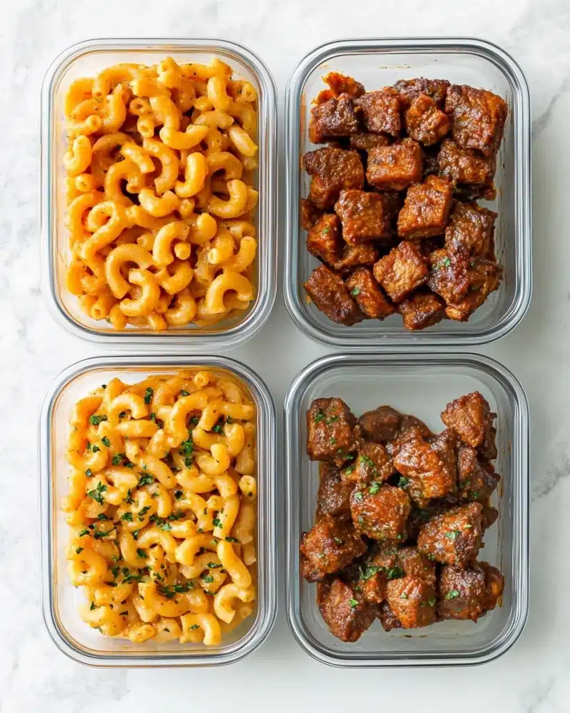 High-Protein Honey Garlic Butter Chicken with Mac & Cheese Recipe