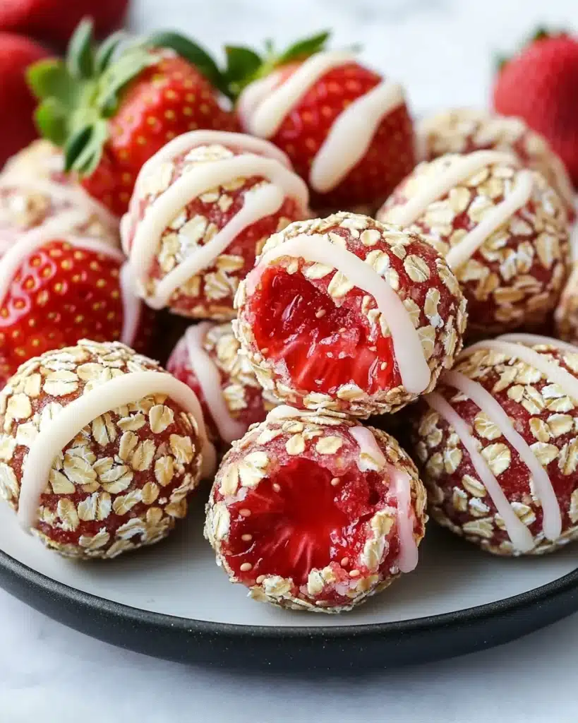 Strawberry Shortcake Energy Bites Recipe