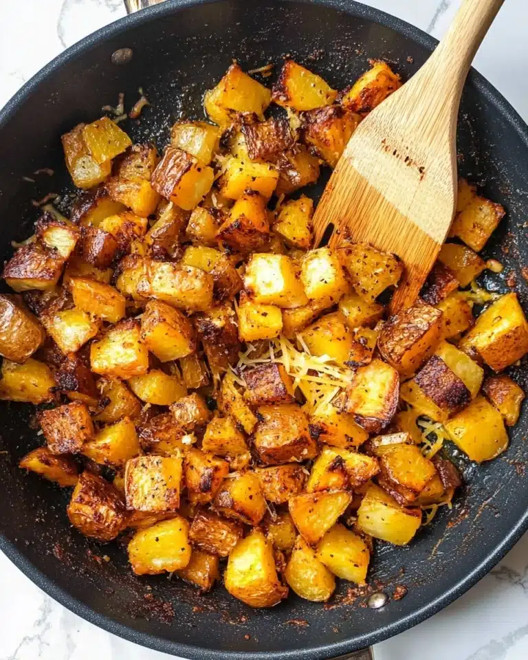 Pan-Fried Parmesan Potatoes Recipe