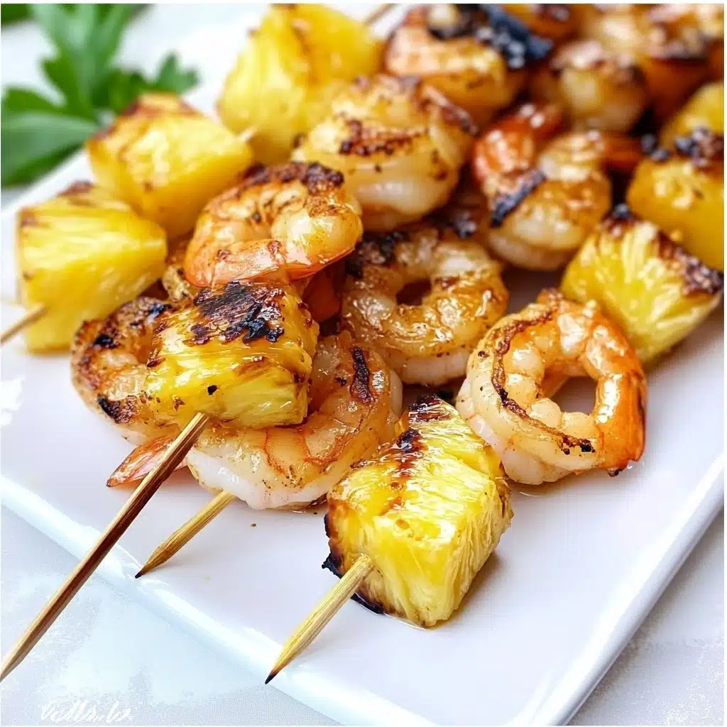Shrimp and Pineapple Skewers Recipe - Recipe Image