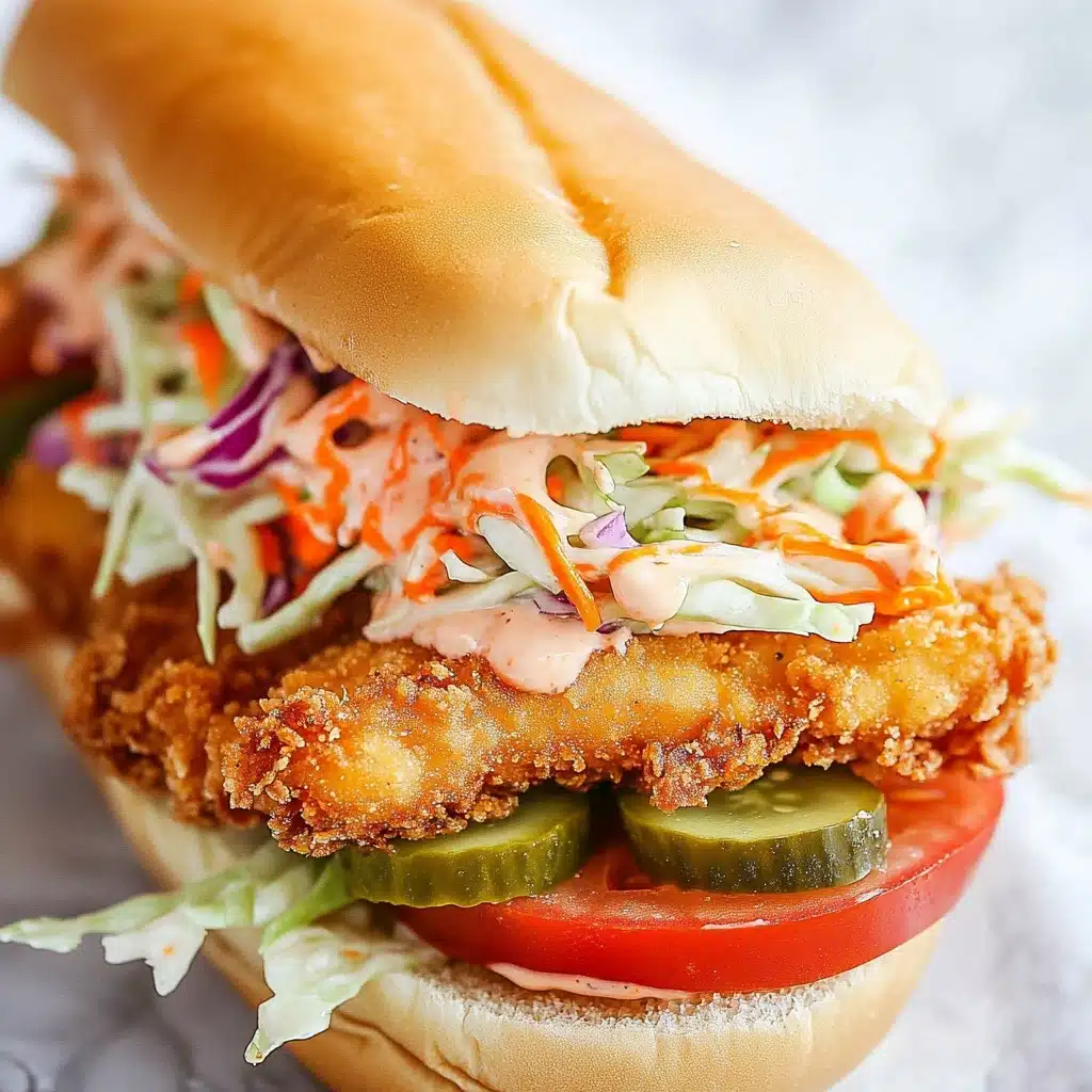 Fried Catfish Po-Boy Recipe - Recipe Image