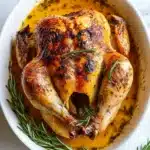 Garlic Butter Crispy Roast Chicken Recipe
