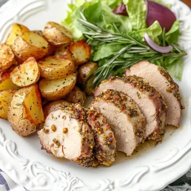 Garlic-Rosemary Pork Tenderloin Recipe