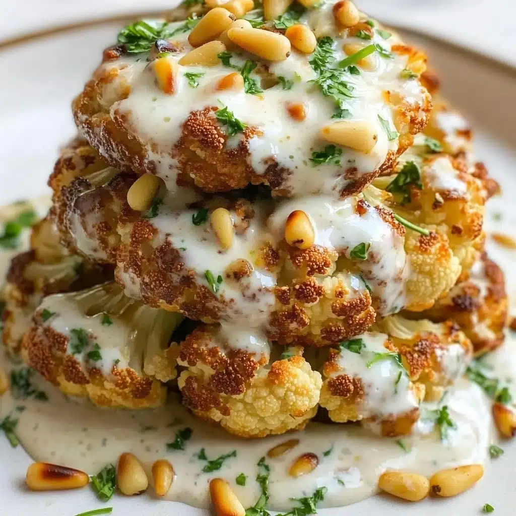 Roasted Cauliflower Steaks With Tahini Recipe - Recipe Image