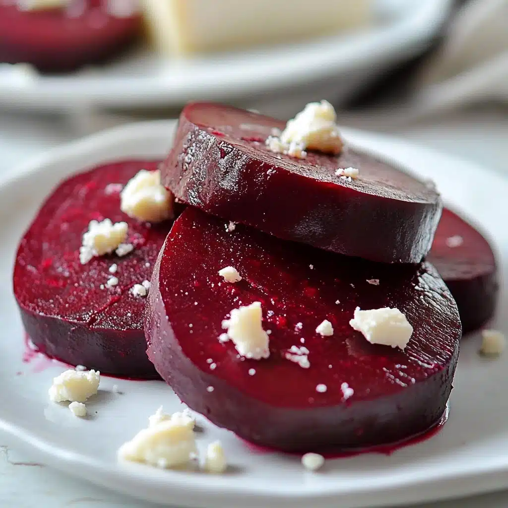 Roasted Beetroot with Feta and Balsamic Vinegar Recipe - Recipe Image