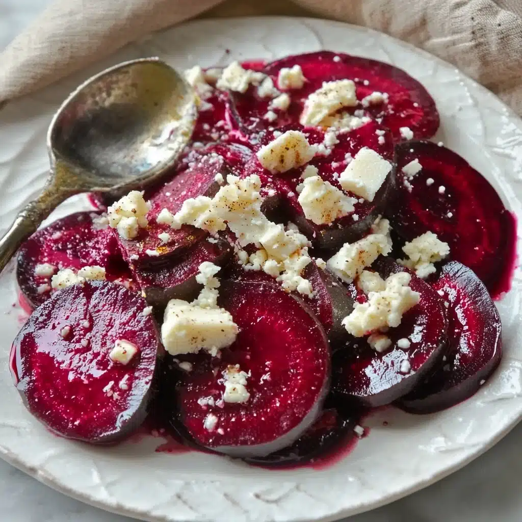 Roasted Beetroot with Feta and Balsamic Vinegar Recipe - Recipe Image