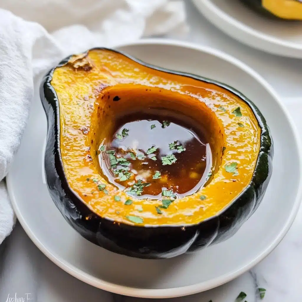 Roasted Acorn Squash with Maple Butter Recipe - Recipe Image