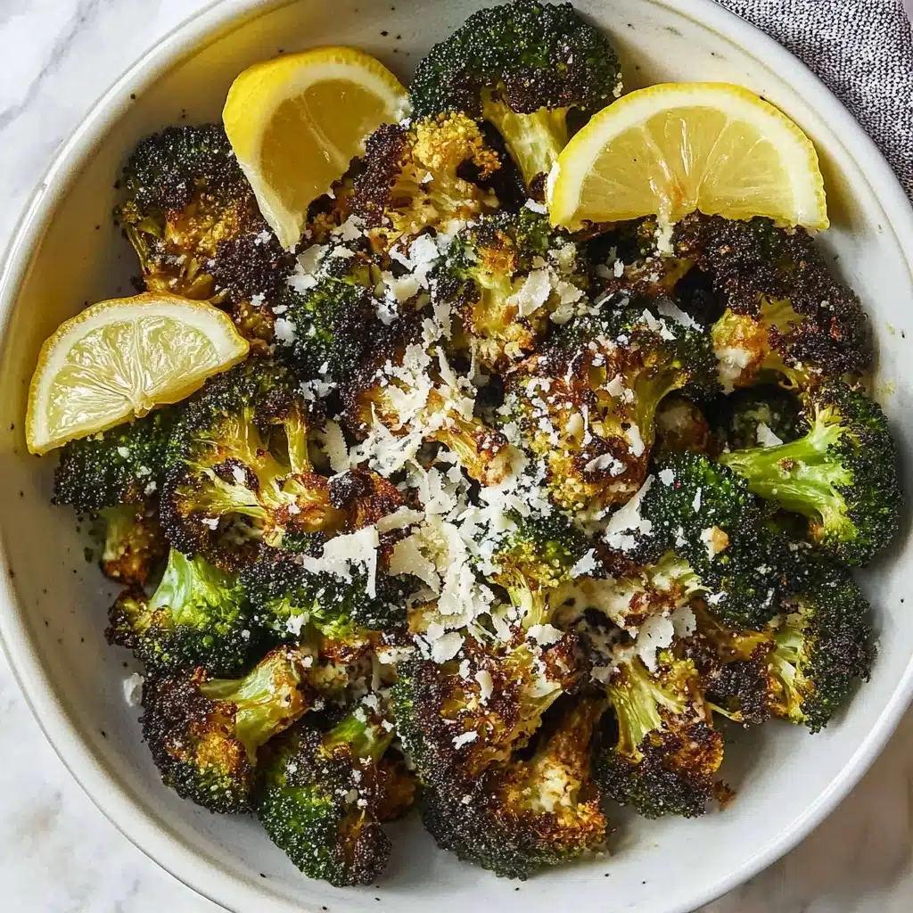 Best Ever Roasted Broccoli with Lemon and Parmesan Recipe - Recipe Image