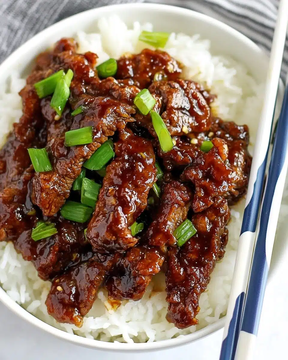 30-Minute Mongolian Beef Recipe