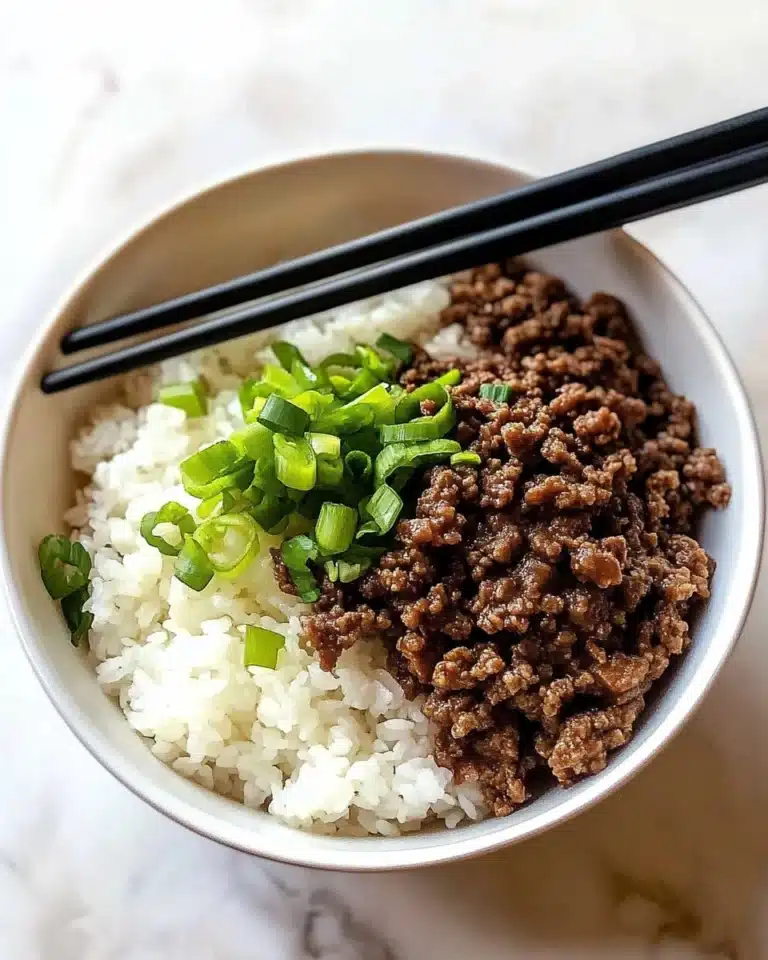 Korean Ground Beef Recipe