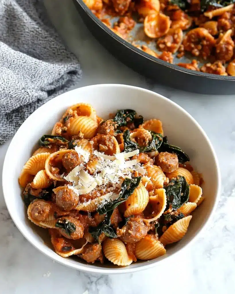 One Pot Sausage Pasta Recipe