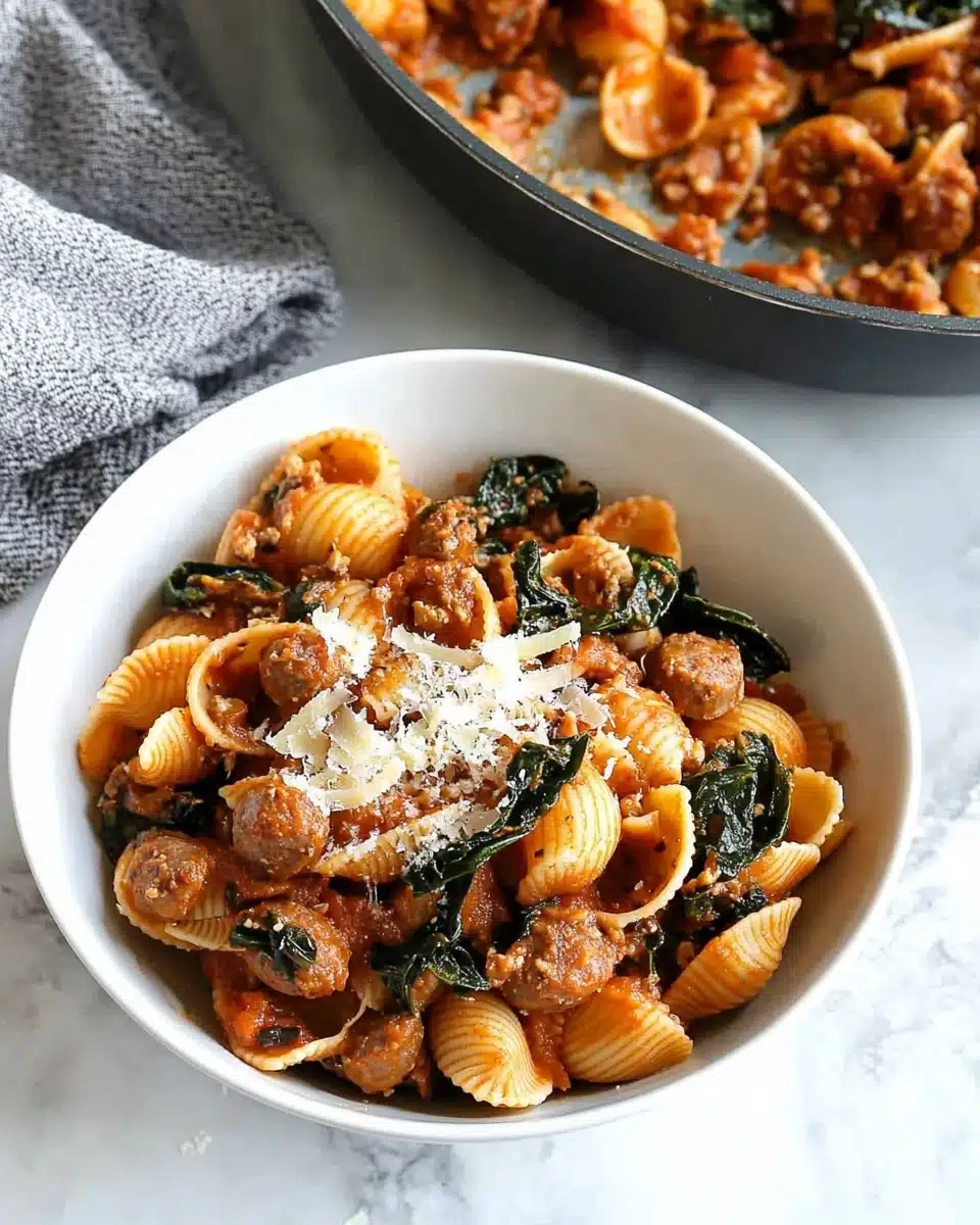 One Pot Sausage Pasta Recipe