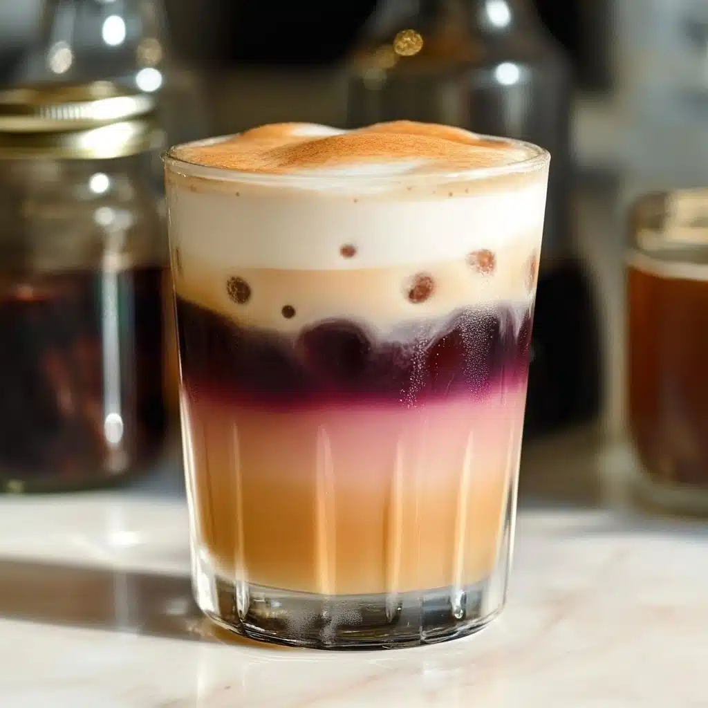 Cherry Vanilla Iced Latte Recipe - Recipe Image