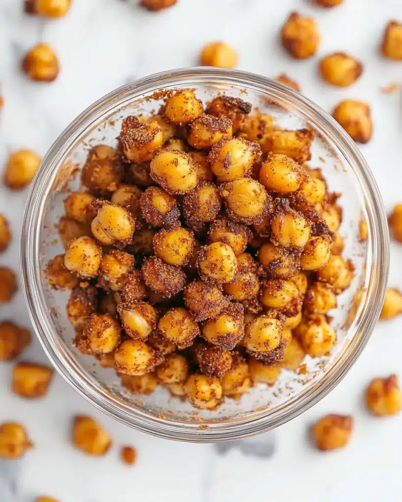 Crispy BBQ Roasted Chickpeas Recipe