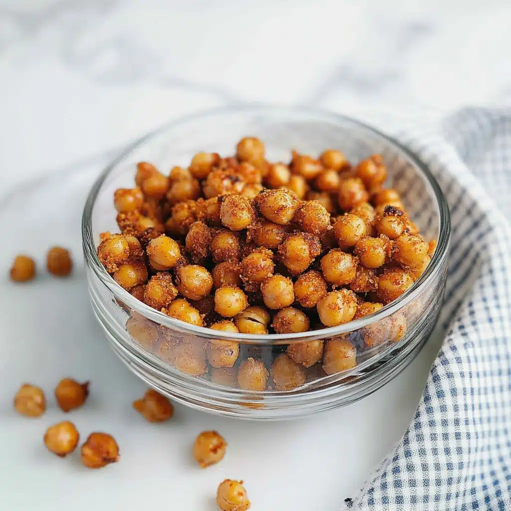 Crispy BBQ Roasted Chickpeas Recipe - Recipe Image