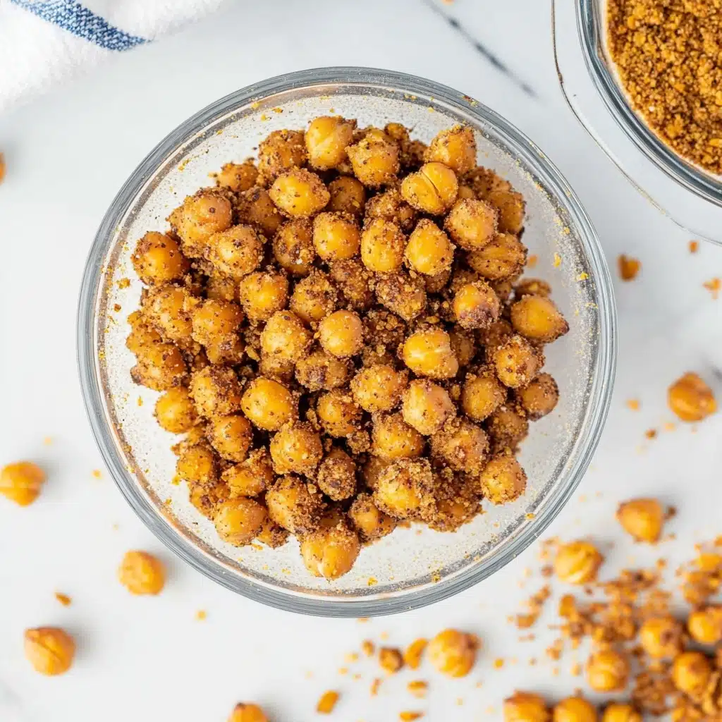 Crispy BBQ Roasted Chickpeas Recipe - Recipe Image