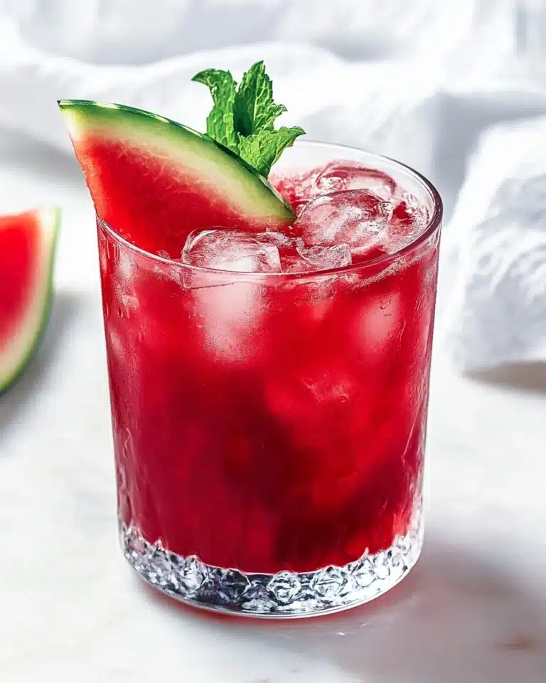 Fresh Watermelon Juice Blend Recipe