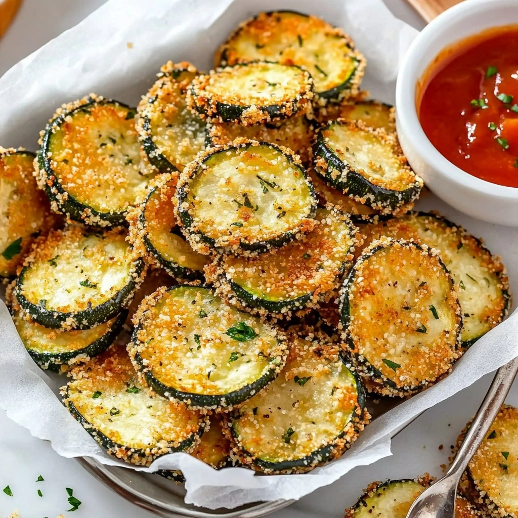 Air Fryer Zucchini Chips Recipe - Recipe Image