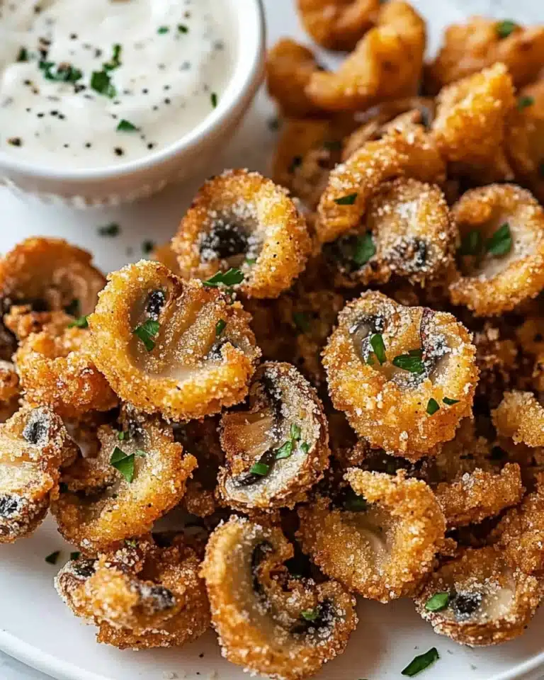 Air Fryer Ranch Mushrooms Recipe