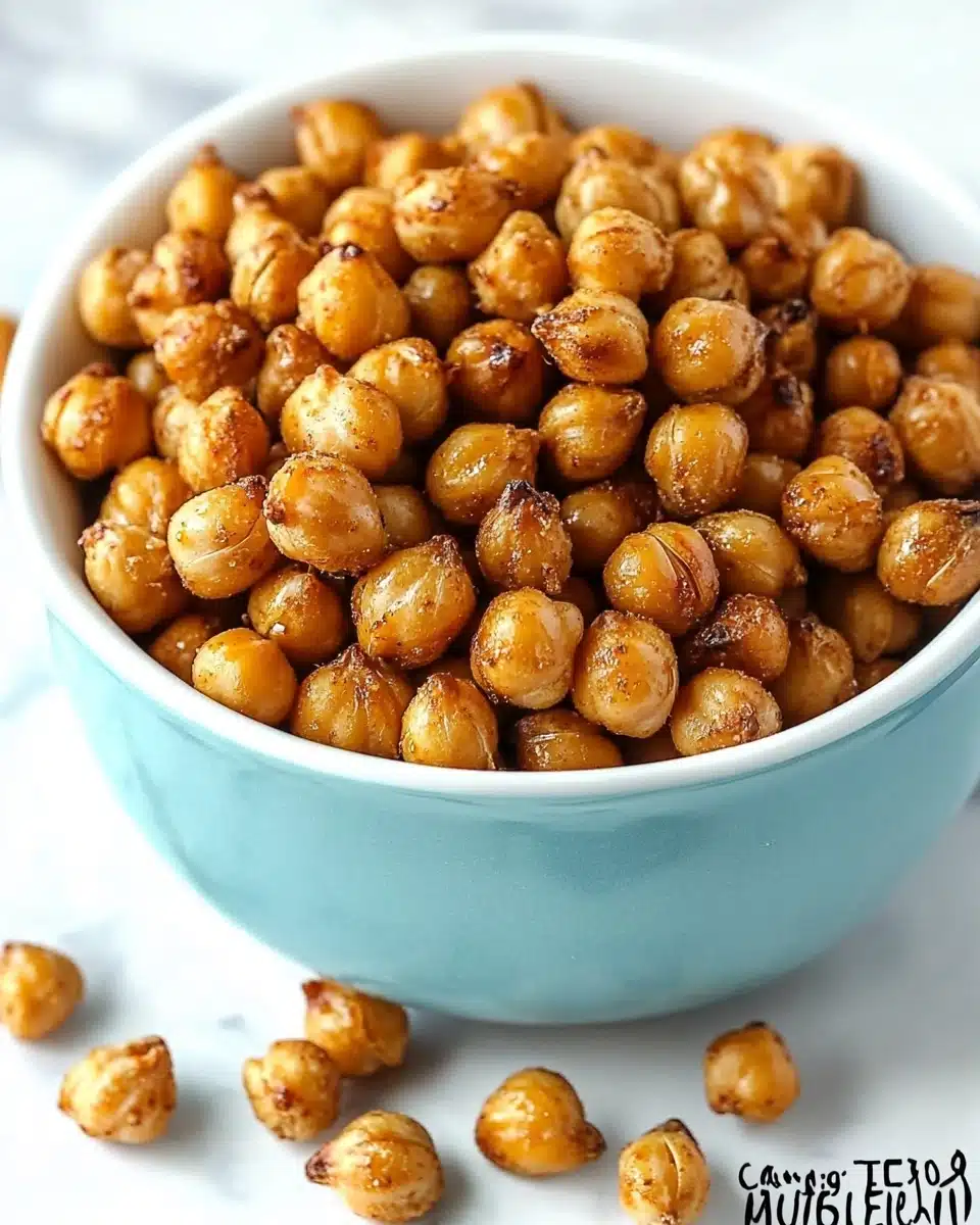 Crispy Crunchy Roasted Chickpeas Recipe - Recipe Image