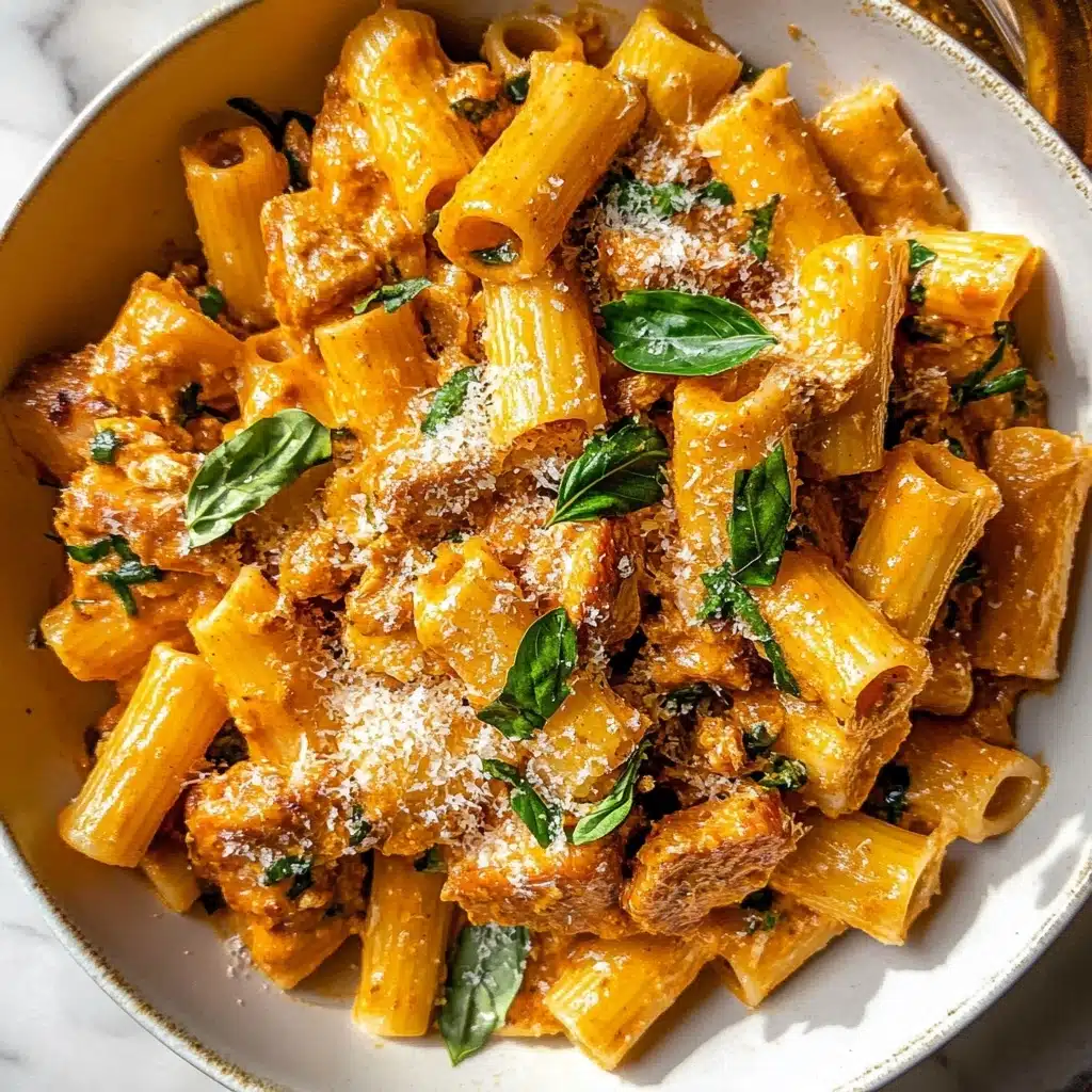 Spicy Tuscan Chicken Pasta Recipe - Recipe Image