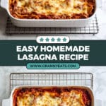 The Easiest Lasagna Ever Recipe