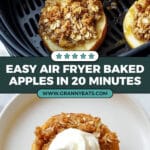 Air Fryer Baked Apples Recipe