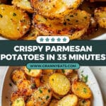 Crispy Parmesan Potatoes Recipe