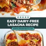 Dairy Free Lasagna Recipe