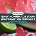Homemade Sour Watermelon Gummies Recipe