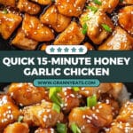 15-Minute Honey Garlic Chicken Recipe