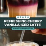 Cherry Vanilla Iced Latte Recipe