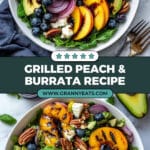 Summer Grilled Peach Salad with Burrata Recipe