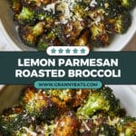 Best Ever Roasted Broccoli with Lemon and Parmesan Recipe