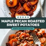 Maple-Pecan Roasted Sweet Potatoes Recipe
