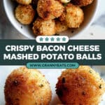 Fried Mashed Potato Balls With Bacon and Cheese Recipe