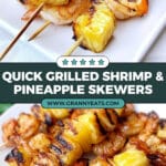 Shrimp and Pineapple Skewers Recipe