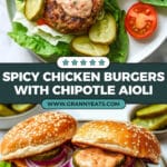 Spicy Chicken Burgers Recipe