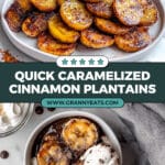 Caramelized Cinnamon Plantain Recipe